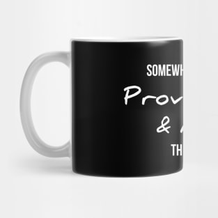 Somewhere between proverbs 31 and madea there's me funny t-shirt Mug